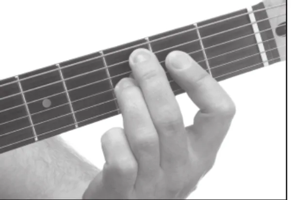 C7♭9 chord — a hand playing it on the guitar fretboard
