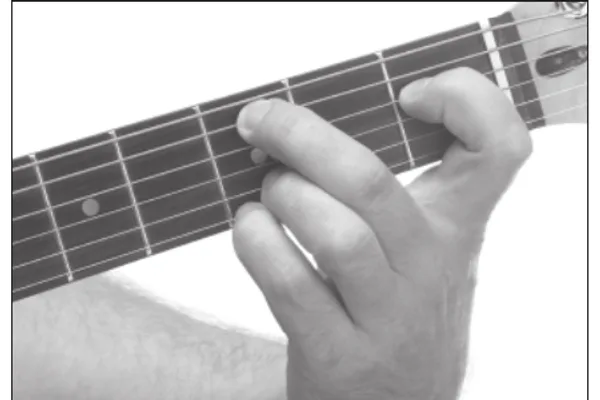 Cm(add9) chord — a hand playing it on the guitar fretboard