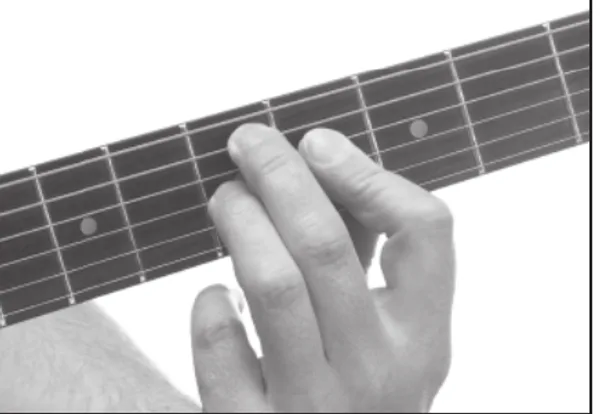 D7♭9 chord — a hand playing it on the guitar fretboard