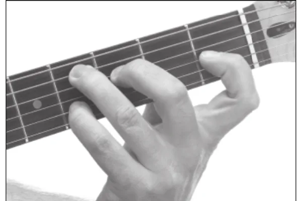 D♭add9 chord — a hand playing it on the guitar fretboard