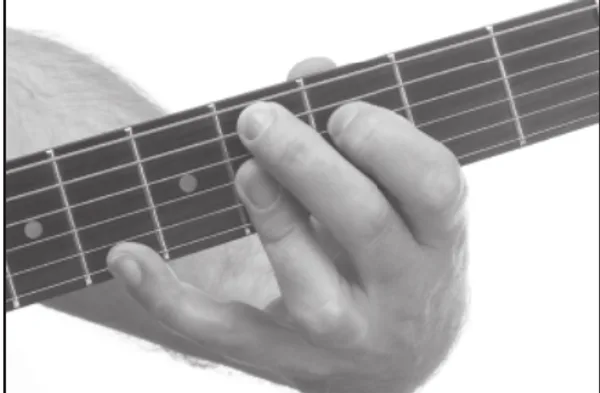 D♭13 chord — a hand playing it on the guitar fretboard