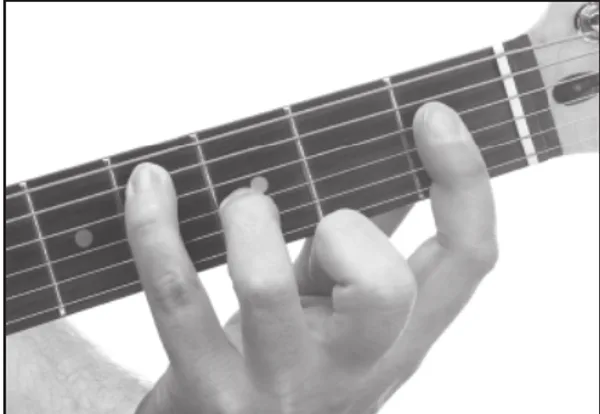 D♭maj13 chord — a hand playing it on the guitar fretboard