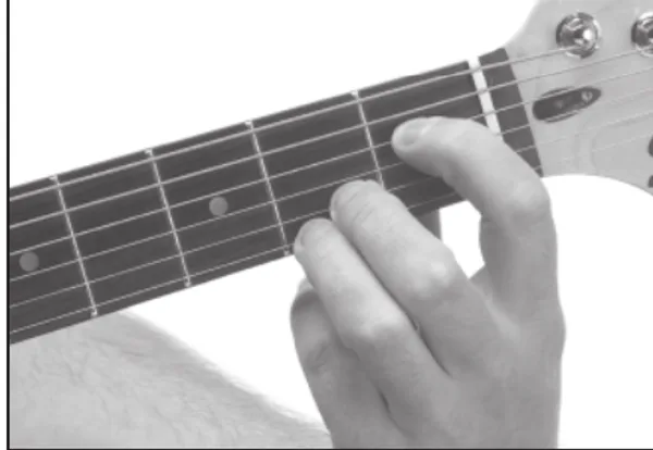 E♭7♭5(♯9) chord — a hand playing it on the guitar fretboard