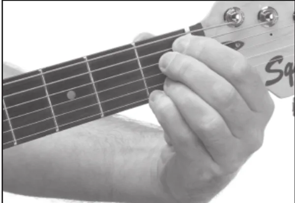 E♭6/9 chord — a hand playing it on the guitar fretboard