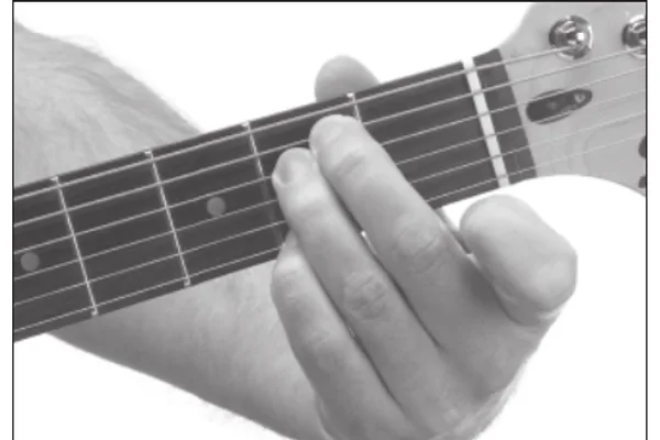 Em(add9) chord — a hand playing it on the guitar fretboard