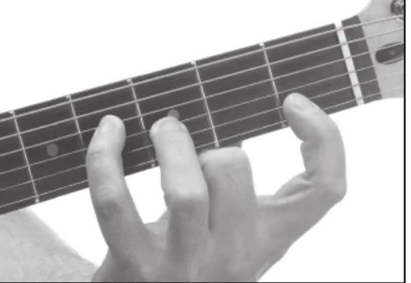 G♭7♭5(♯9) chord — a hand playing it on the guitar fretboard