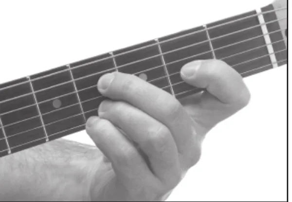 G♭m6/9 chord — a hand playing it on the guitar fretboard