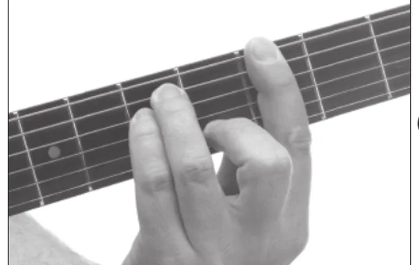 Gm♭6 chord — a hand playing it on the guitar fretboard