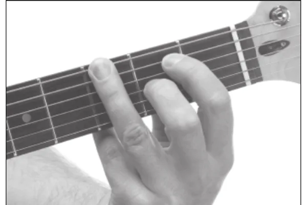 G6/9 chord — a hand playing it on the guitar fretboard