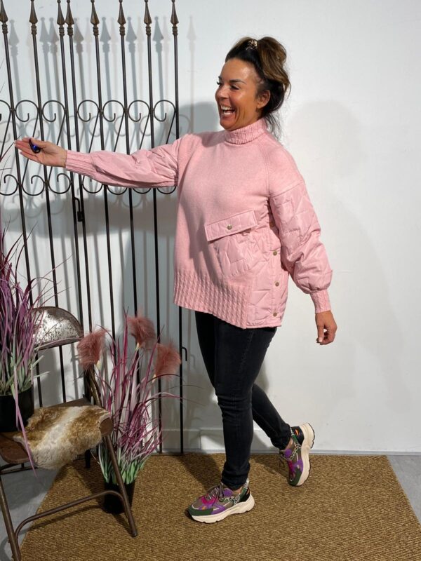 Y&Y Fashion Trui Roze - Afbeelding 3