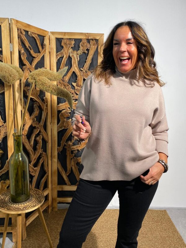 Melany Trui Turtleneck Taupe