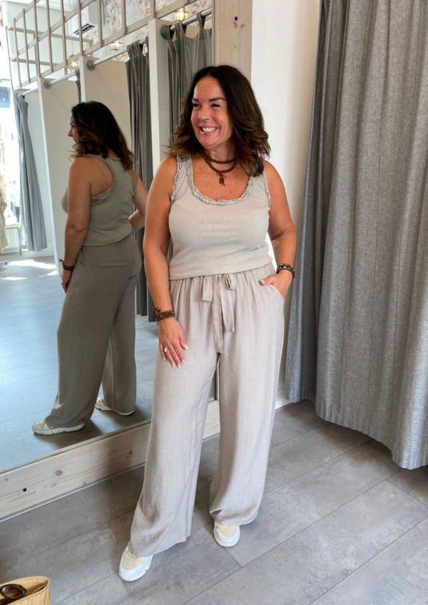 Dyvie Tanktop Taupe