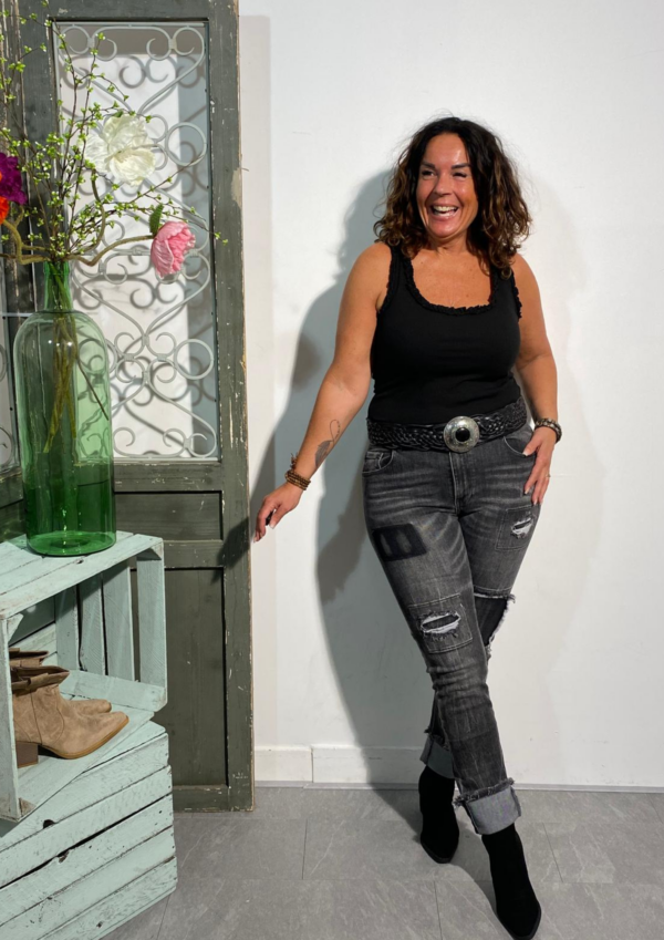 Dyvie Tanktop Zwart