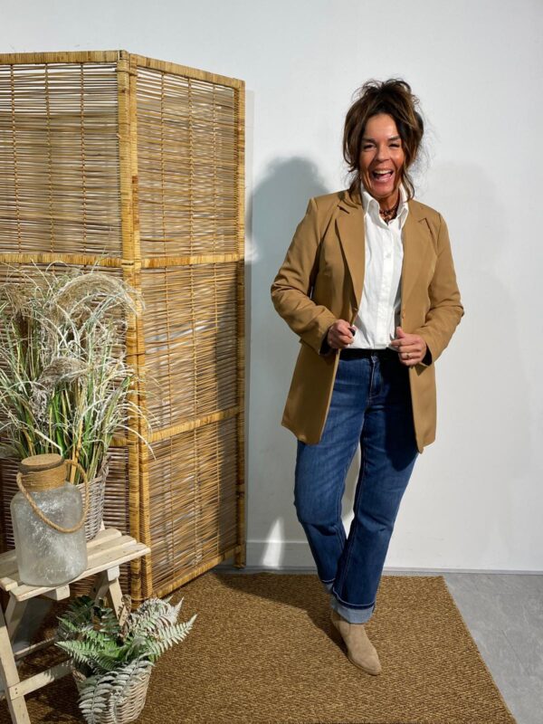 Biba Blazer Donker Camel - Afbeelding 2