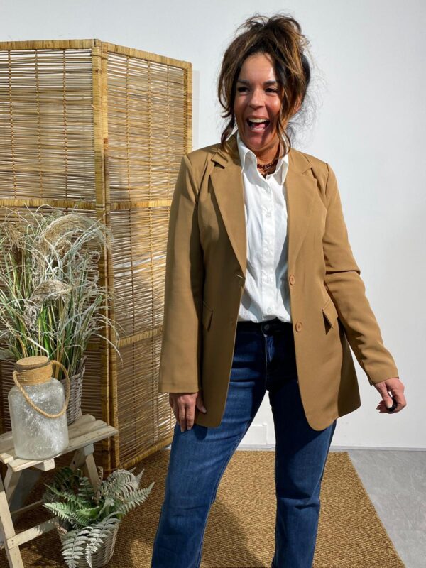 Biba Blazer Donker Camel