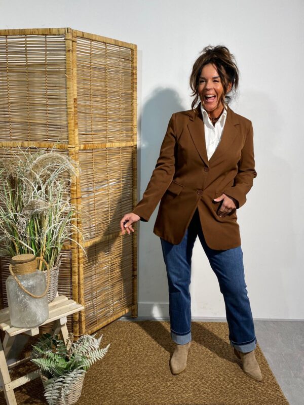 Biba Blazer Donker Bruin
