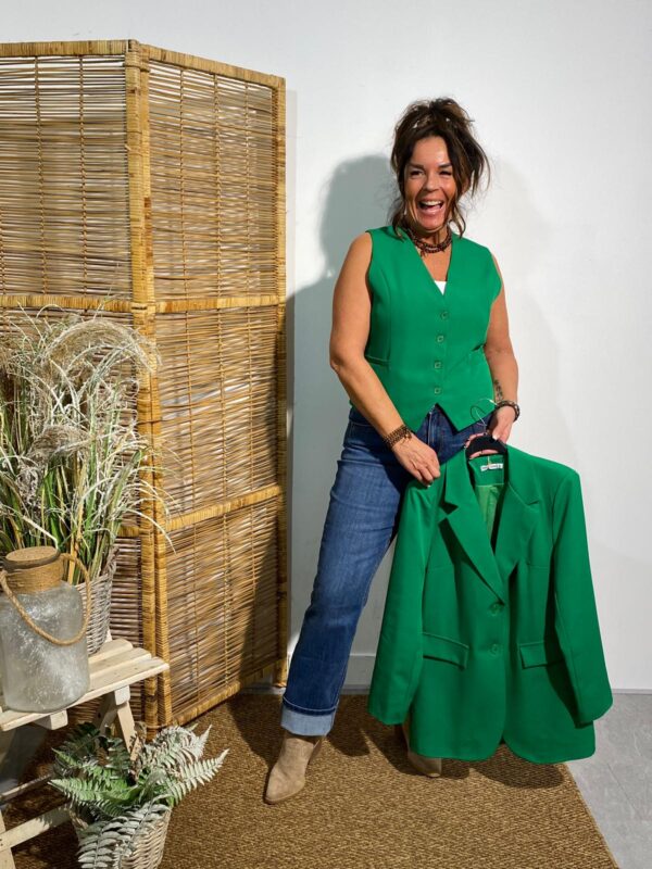 Biba Gilet Groen - Afbeelding 4