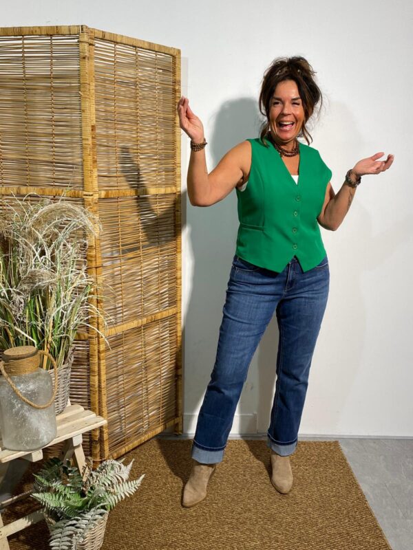 Biba Gilet Groen - Afbeelding 2