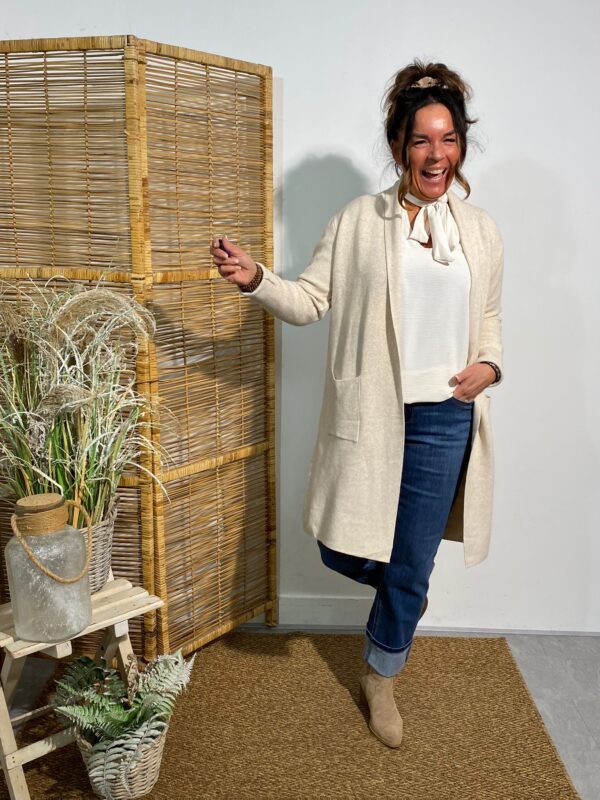 Viki Design Beige Vest Basic - Afbeelding 3