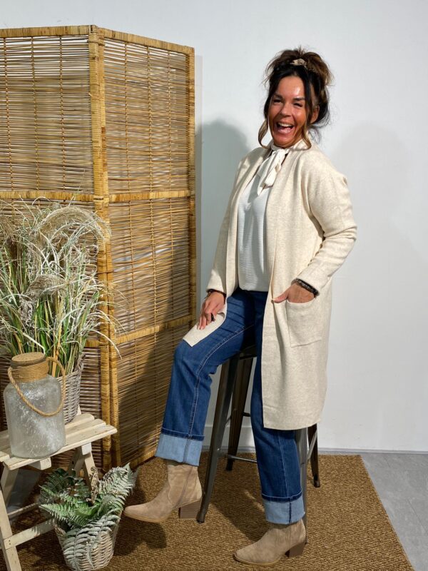 Viki Design Beige Vest Basic - Afbeelding 2