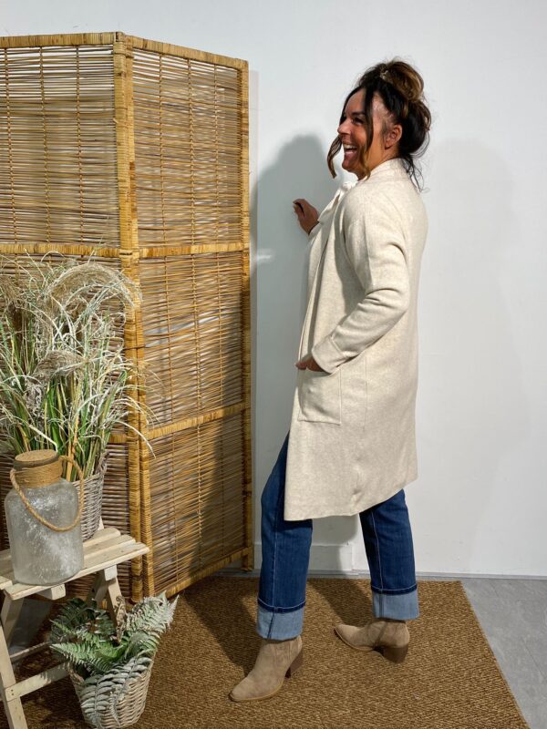 Viki Design Beige Vest Basic - Afbeelding 4