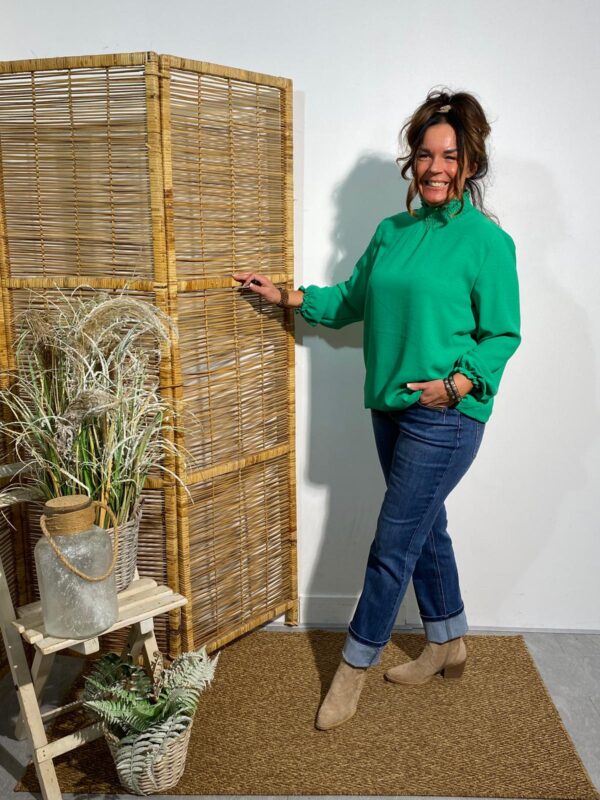New Collection Top Groen "Kim" - Afbeelding 3