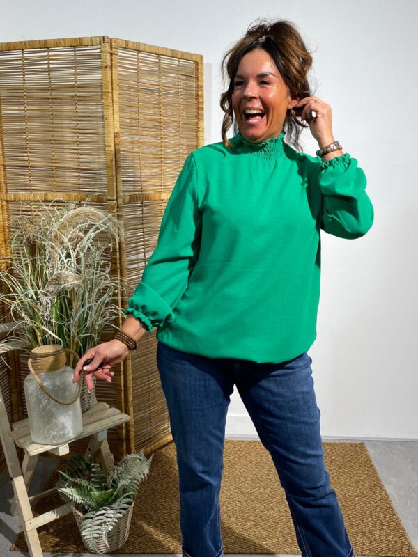 New Collection Top Groen "Kim"