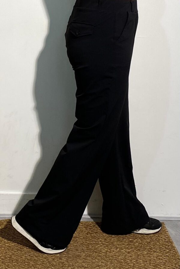 Triple Nine Travel Zwart Flared Pants - Afbeelding 4