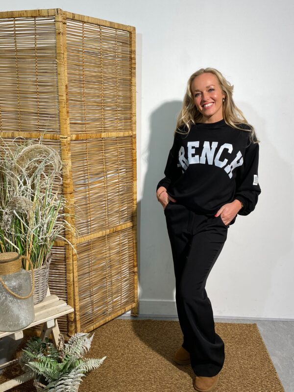 Biba Sweater Zwart "French" - Afbeelding 2