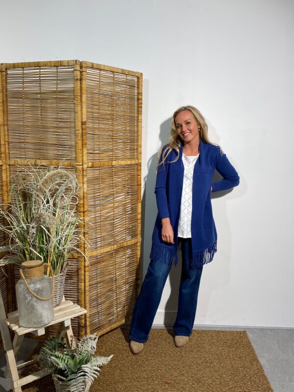 Evelyn Vest Blauw