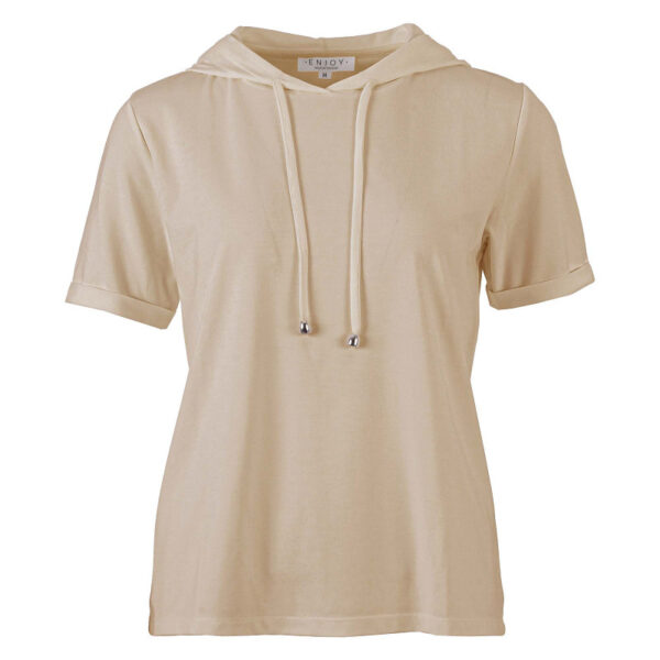 Enjoy T-shirt KM Capuchon Zand - Afbeelding 7