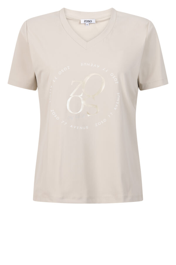 Zoso Travel Sand T-shirt Julia - Afbeelding 4