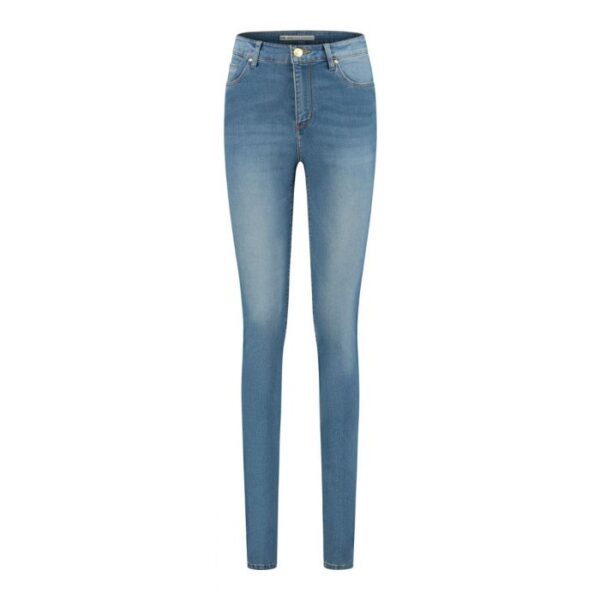 Raizzed Skinny Stretch Jeans Blossom Mid Blue Stone Lengtemaat 30 - Afbeelding 4
