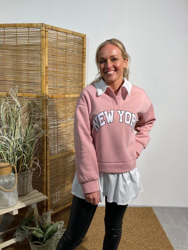 Occult Roze Blouse/Sweater "New York" - Afbeelding 6