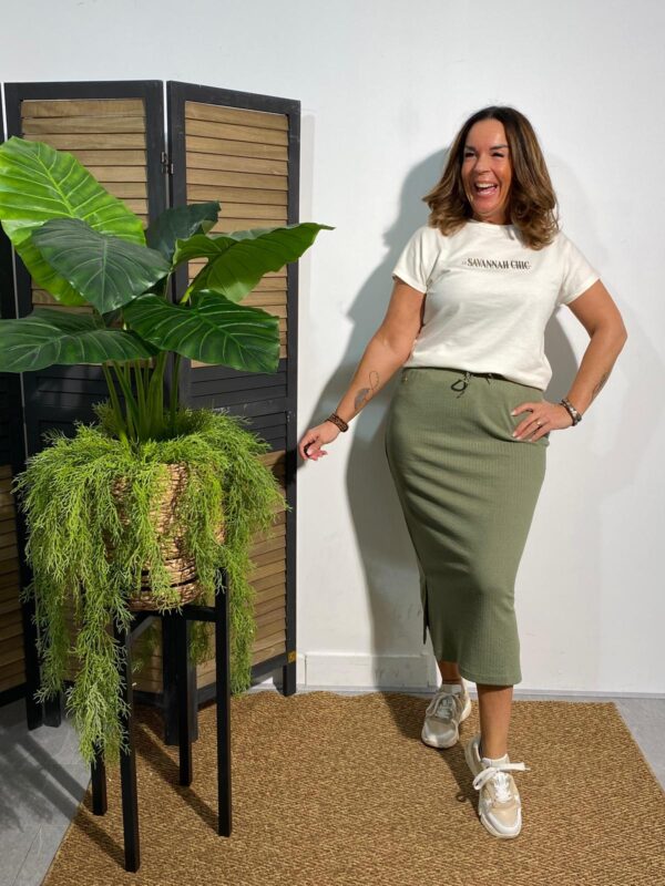 Elvira Collections Skirt Sade Green - Afbeelding 2