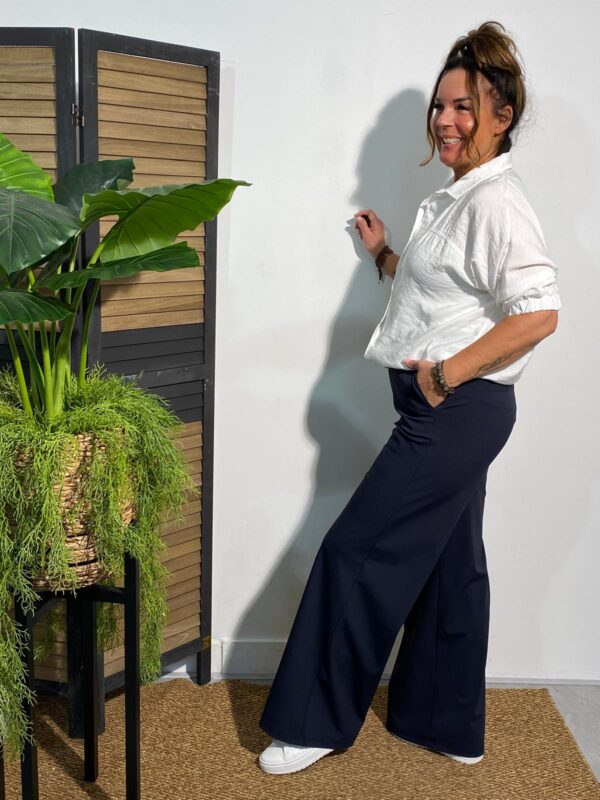 Zoso Travel Navy Trouser Miriam - Afbeelding 4