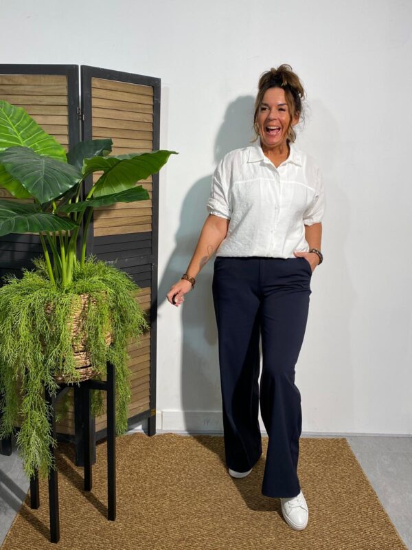 Zoso Travel Navy Trouser Miriam