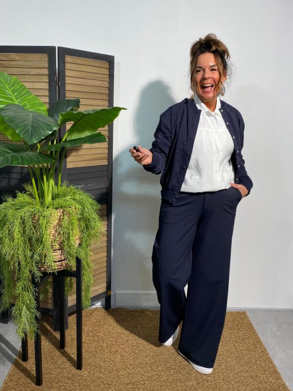 Zoso Travel Navy Trouser Miriam - Afbeelding 5