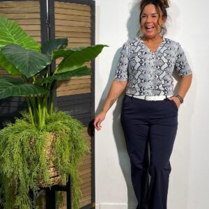 Mi Piace Travel Trouser Dark Blue