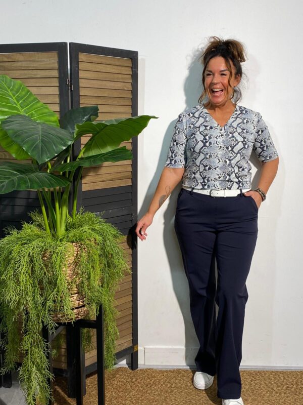 Mi Piace Travel Trouser Dark Blue