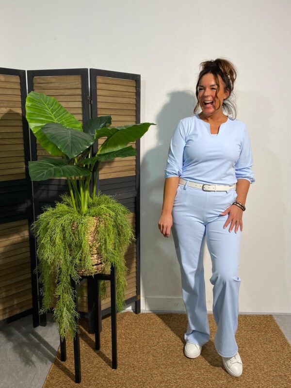 Mi Piace Light Blue Travel Top 202027 - Afbeelding 4