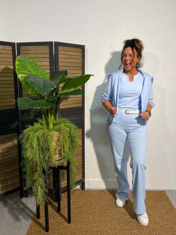 Mi Piace Light Blue Travel Top 202027 - Afbeelding 3