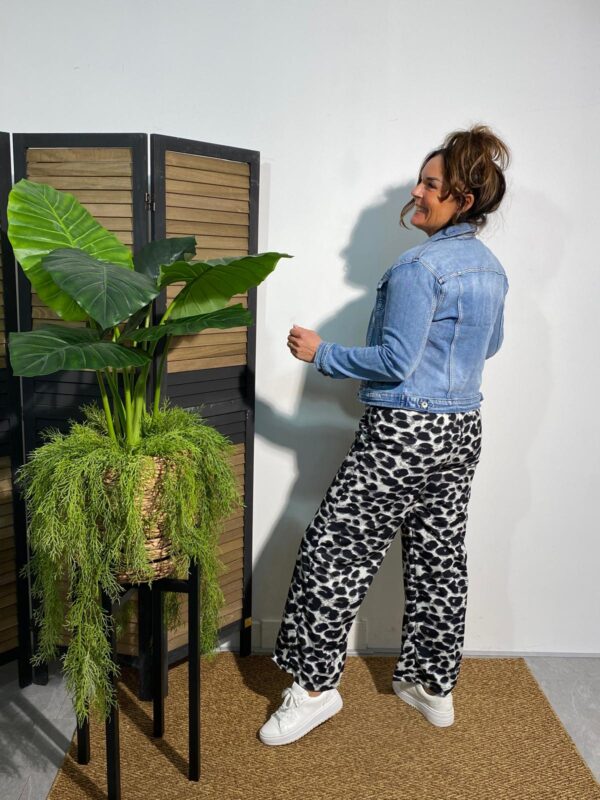 NC Broek Panter Zwart/Wit/Grijs - Afbeelding 5