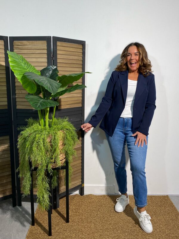 Biba Blazer Navy Getailleerd
