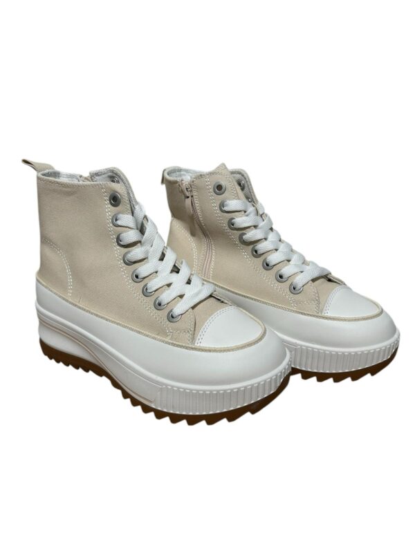 Sneaker Hoog Beige - Afbeelding 4