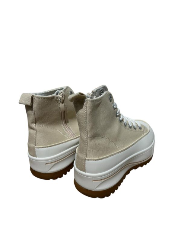 Sneaker Hoog Beige - Afbeelding 2