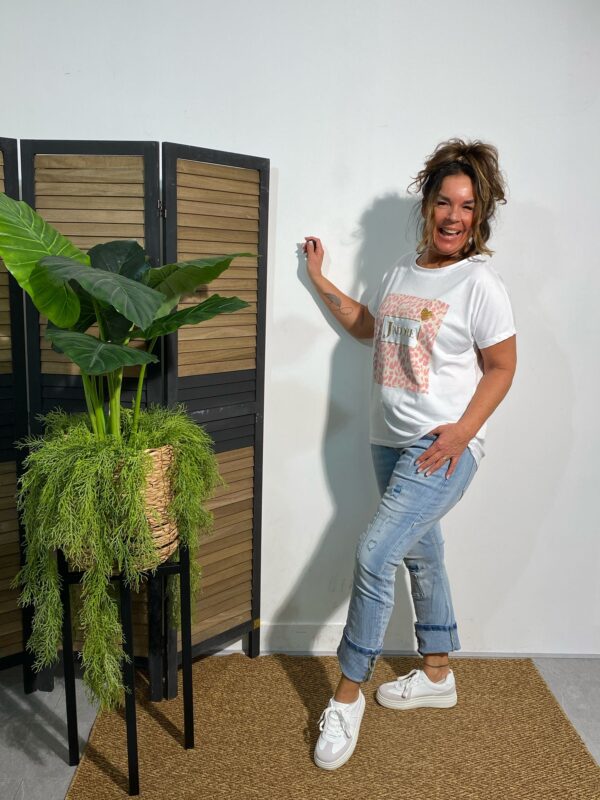 Mitica & Co T-Shirt J'Adore Roze