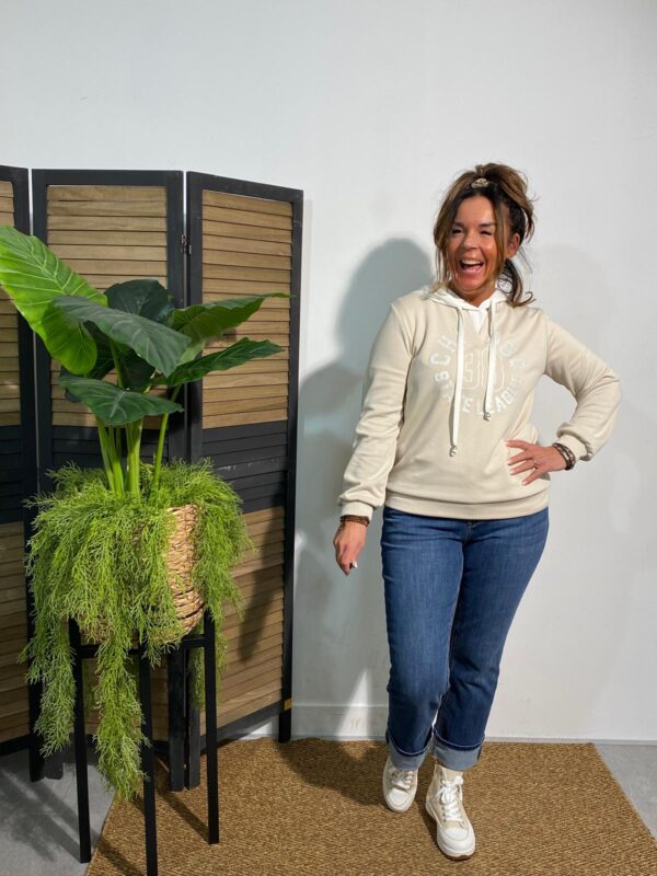 Enjoy Sweater Chicago Zand - Afbeelding 4