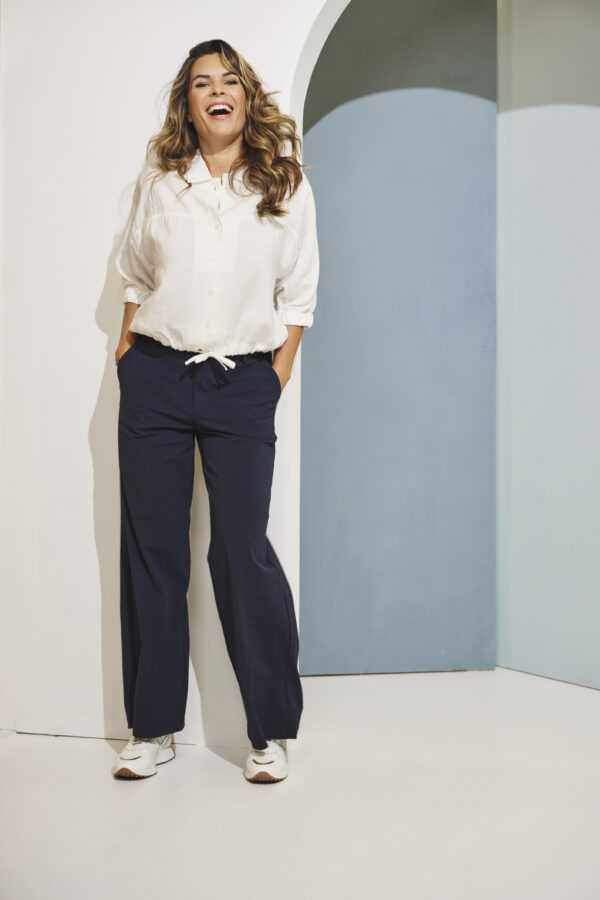 Zoso Travel Navy Trouser Miriam - Afbeelding 9