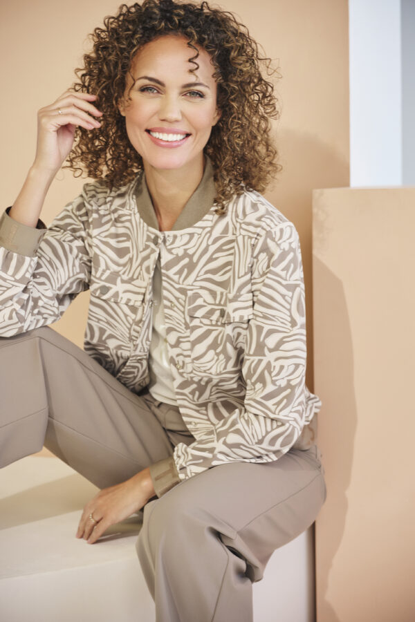 Zoso Travel Sand/Taupe Jacket Prisca - Afbeelding 5